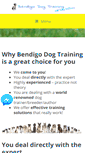 Mobile Screenshot of bendigodogtraining.com.au